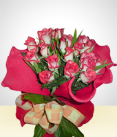 Flores - Bouquet:24 Rosas