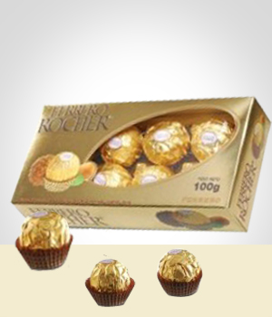 Flores a  Bombones: Ferrero Rocher